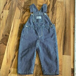 Levi Striped Blue Kids Overalls